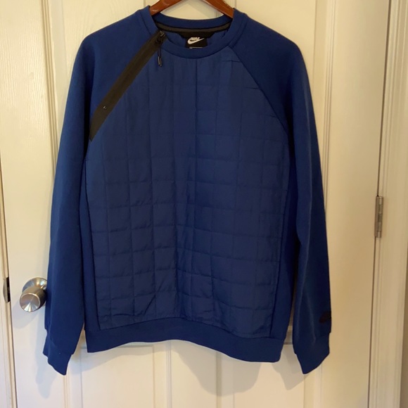 NWT Nike Sportwear Tech Pack Quilted Crew Sweatshirt - Picture 1 of 13